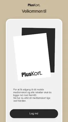 PlusKort app’en android App screenshot 1