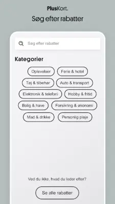 PlusKort app’en android App screenshot 3